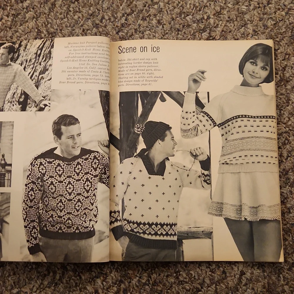 Vintage 1963 Needle and Yarn Fashion Craft Magazine